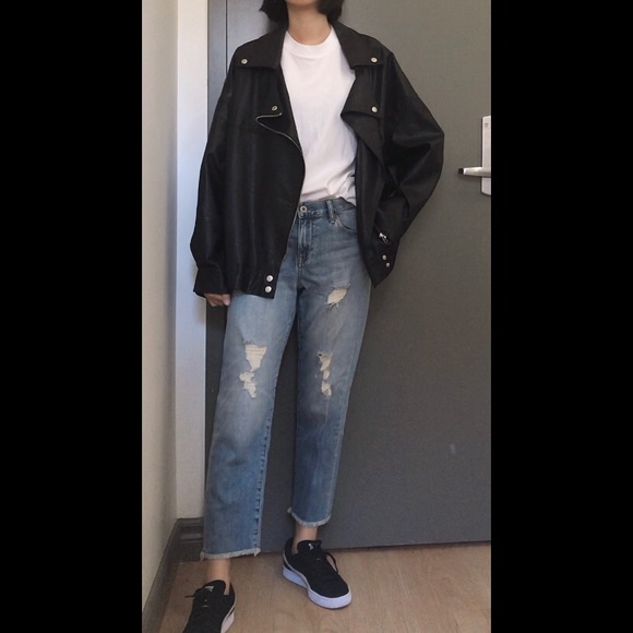 Destroyed cropped fit boyfriend jeans - Picture 3 of 5